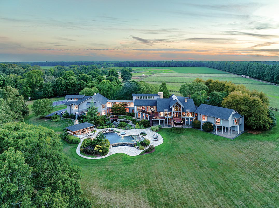 Luxury Living on 350 Acres of Prime Waterfront Land
