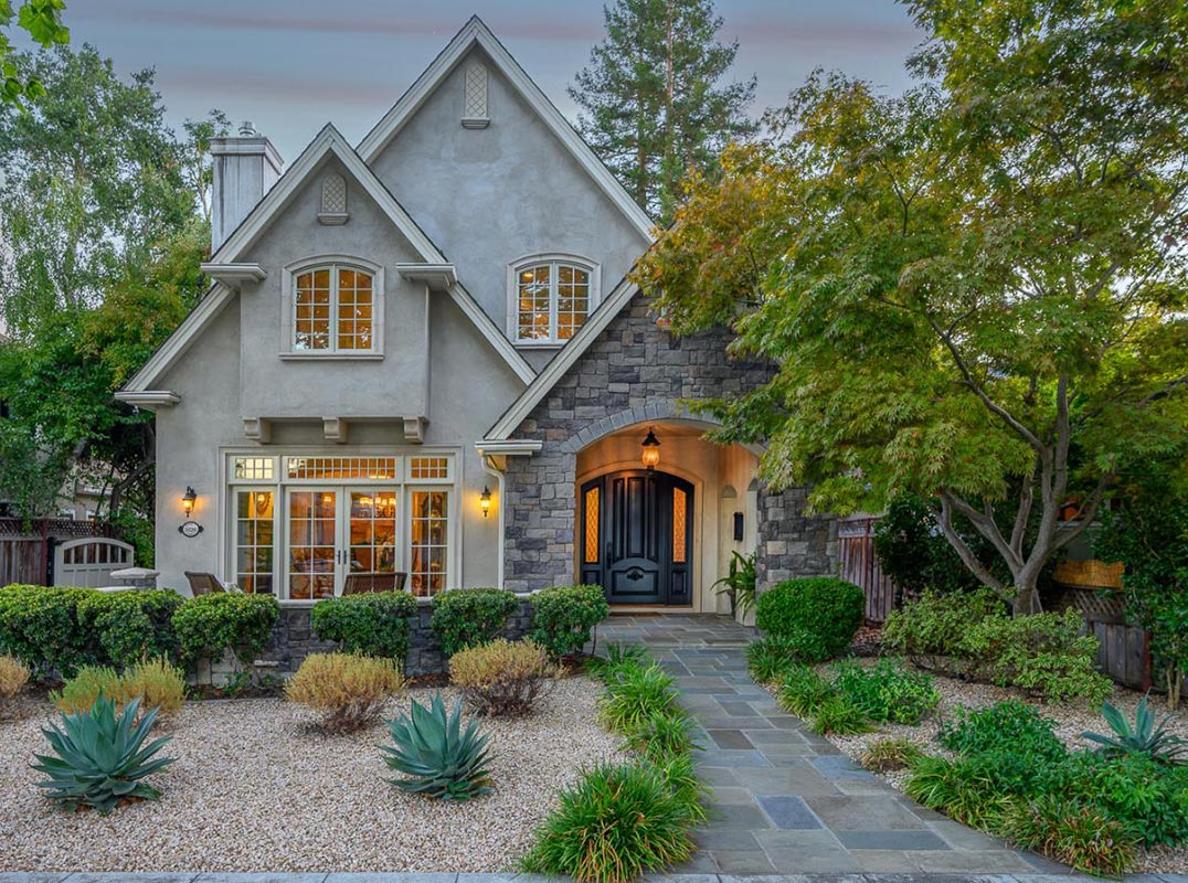 English-Style Manor Tucked Into The Heart Of Old Palo Alto