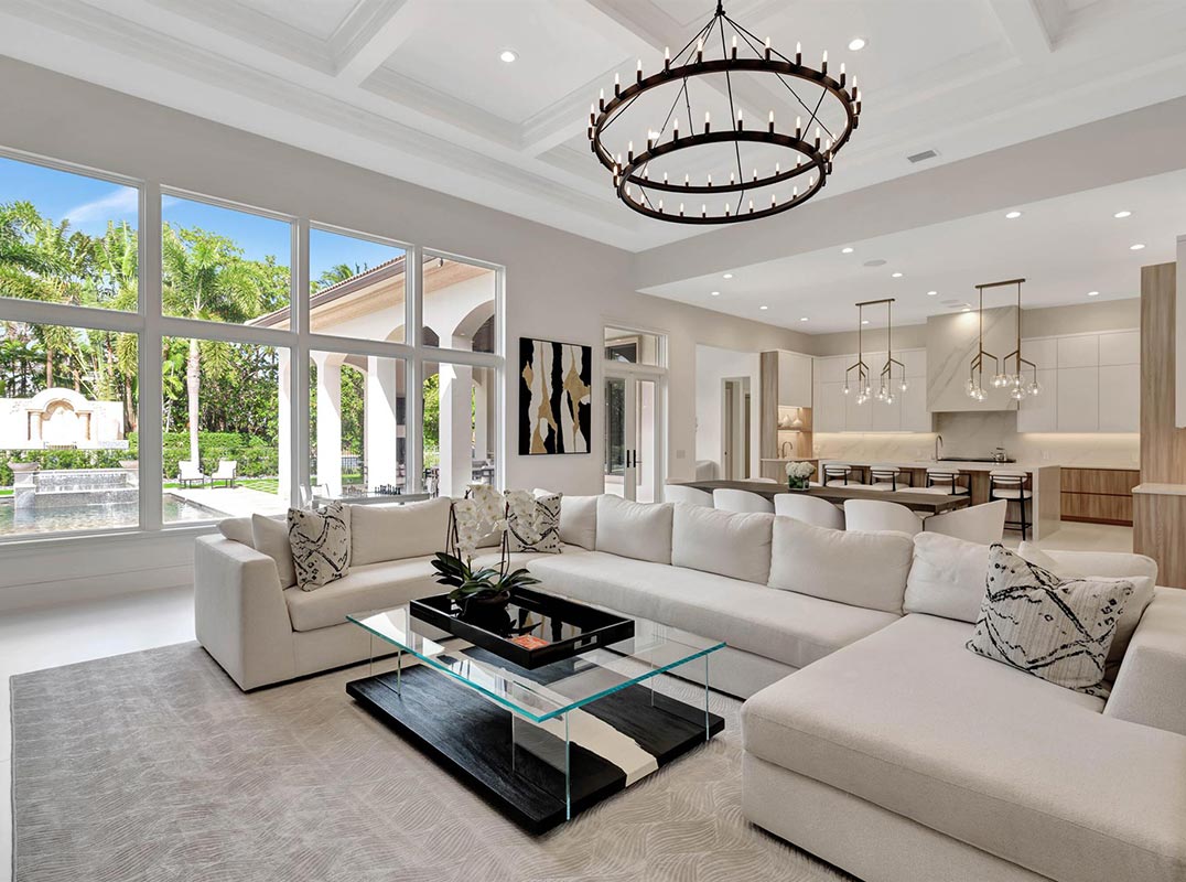 Stunningly Reimagined Residence Within the coveted Old Palm Golf Club