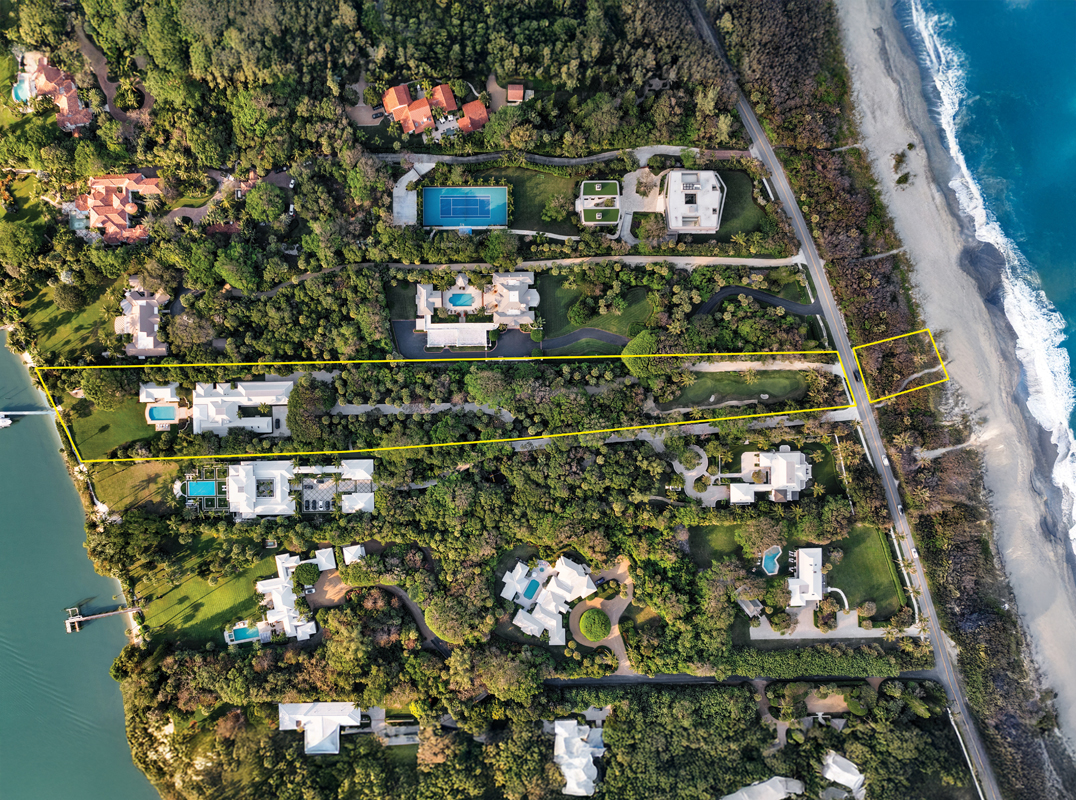 EXCEPTIONALLY RARE Jupiter Island-Ocean to Intracoastal Estate