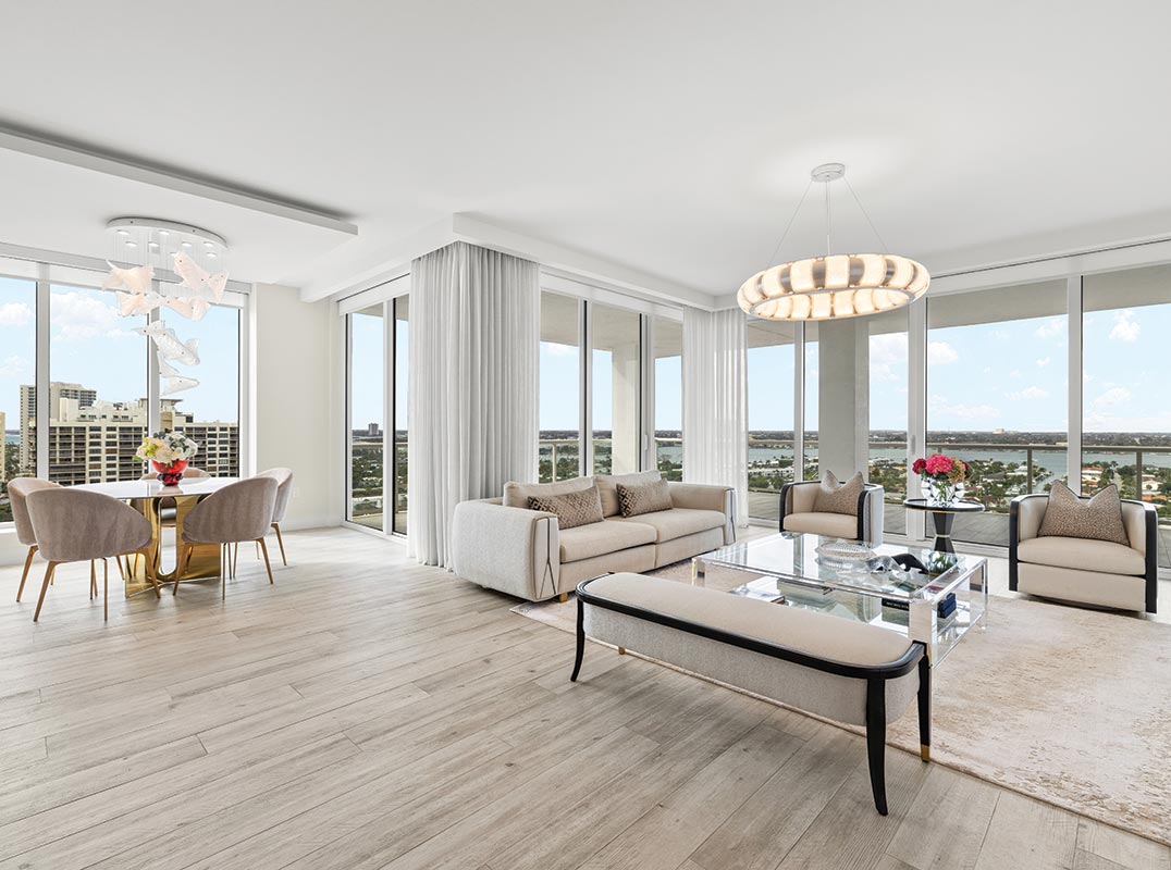 Sweeping City, Intracoastal and Ocean Views