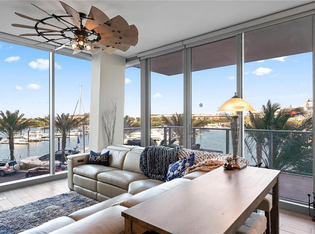 Beautiful Marina And Waterfront Views
