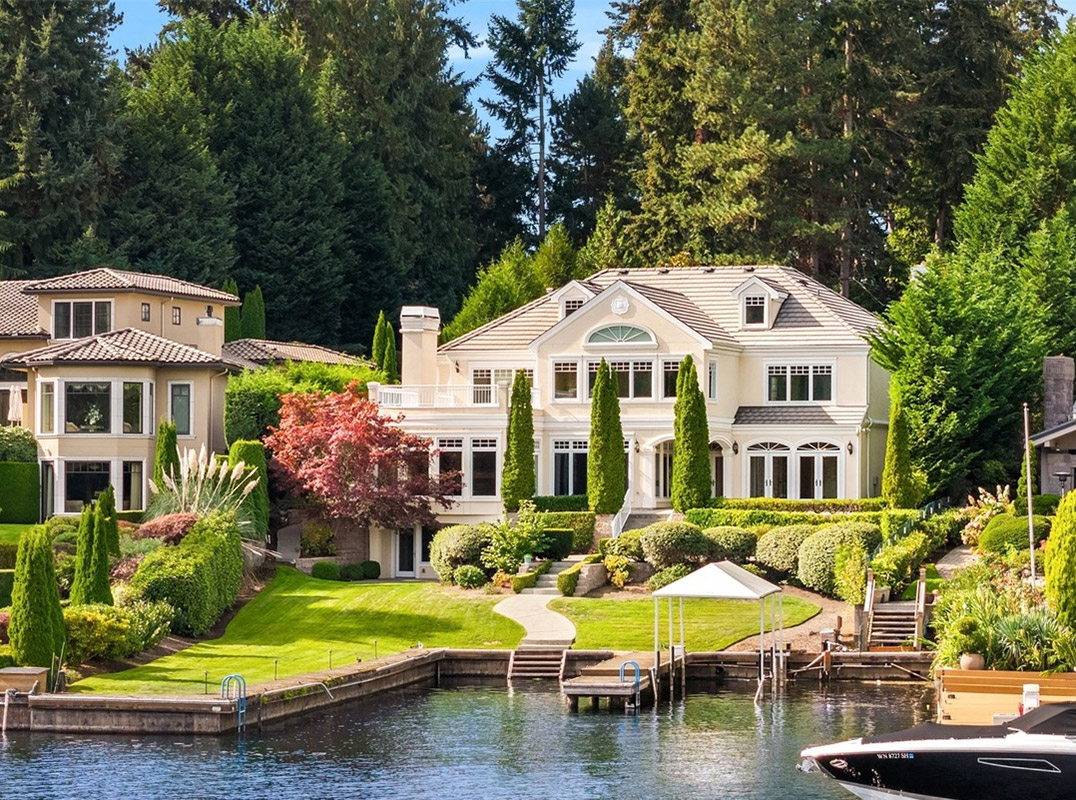 Gated Waterfront Manor