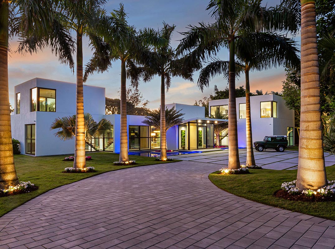 Privately Located with 1/2 Acre of Tropical Foliage