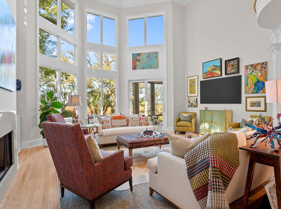 Spectacular Sunsets with Expansive Marsh and River Views