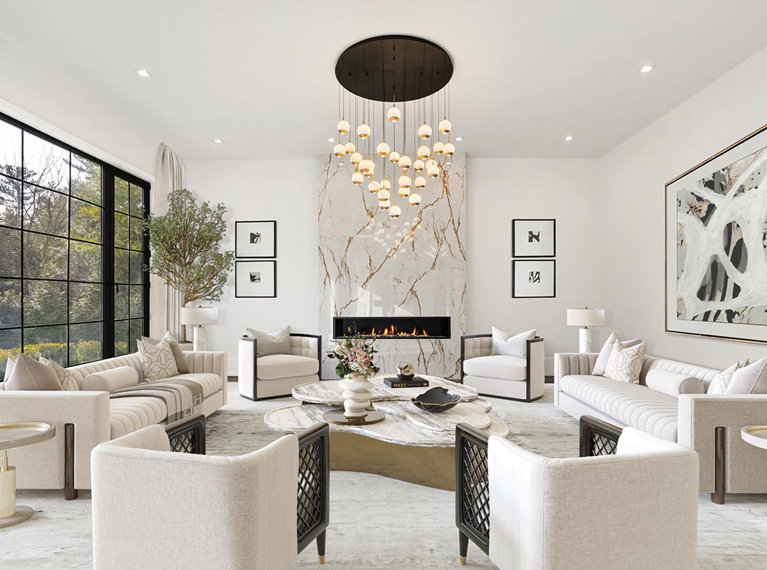 Transitional Chateau Blending Modern Luxury & Style