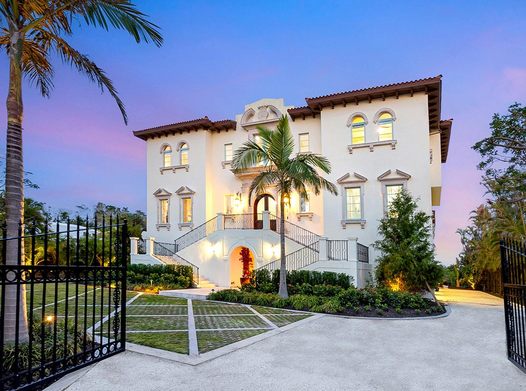 Palm Beach Meets Siesta Key, A Waterfront Masterpiece. 