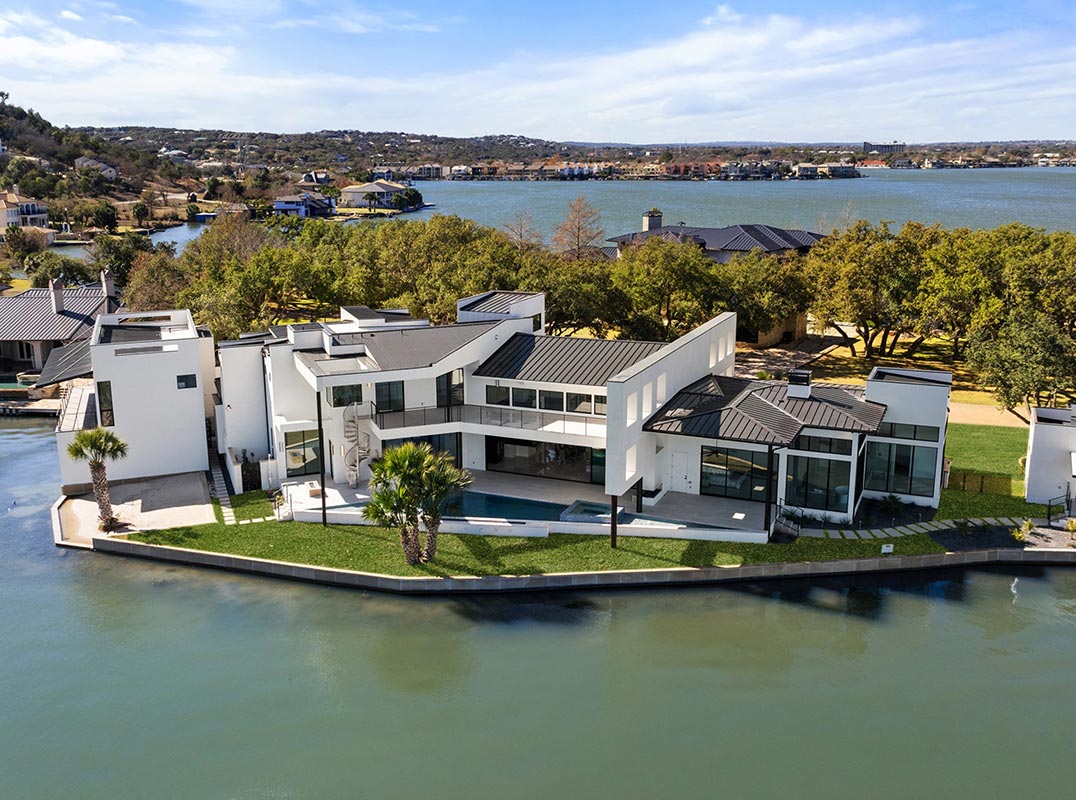 Modern New Construction on Lake LBJ 