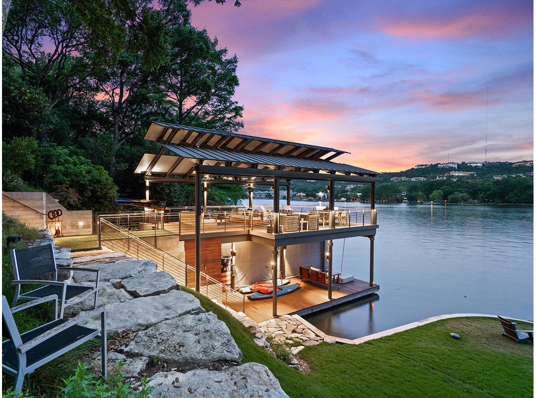 On The Shores Of Lake Austin In Tarrytown