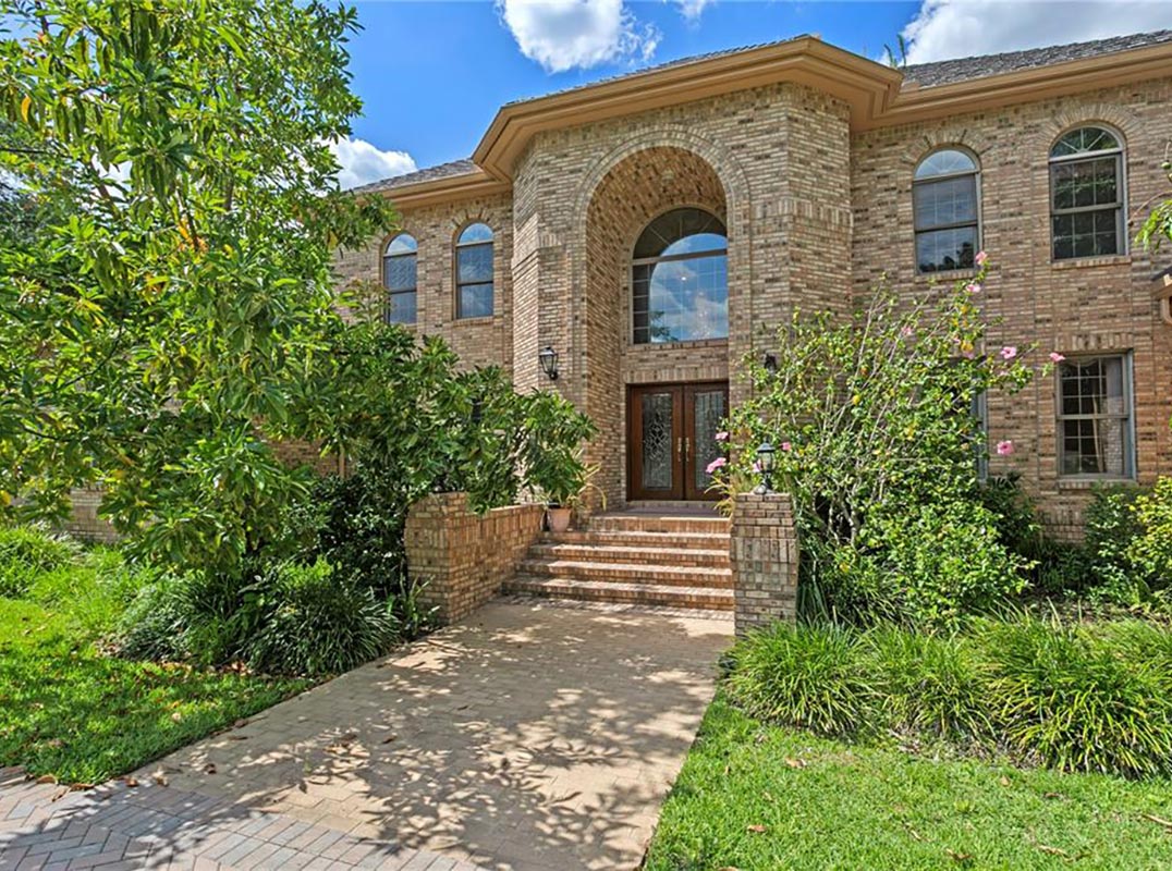Stately Two-Story Traditional Brick Golf Course Home