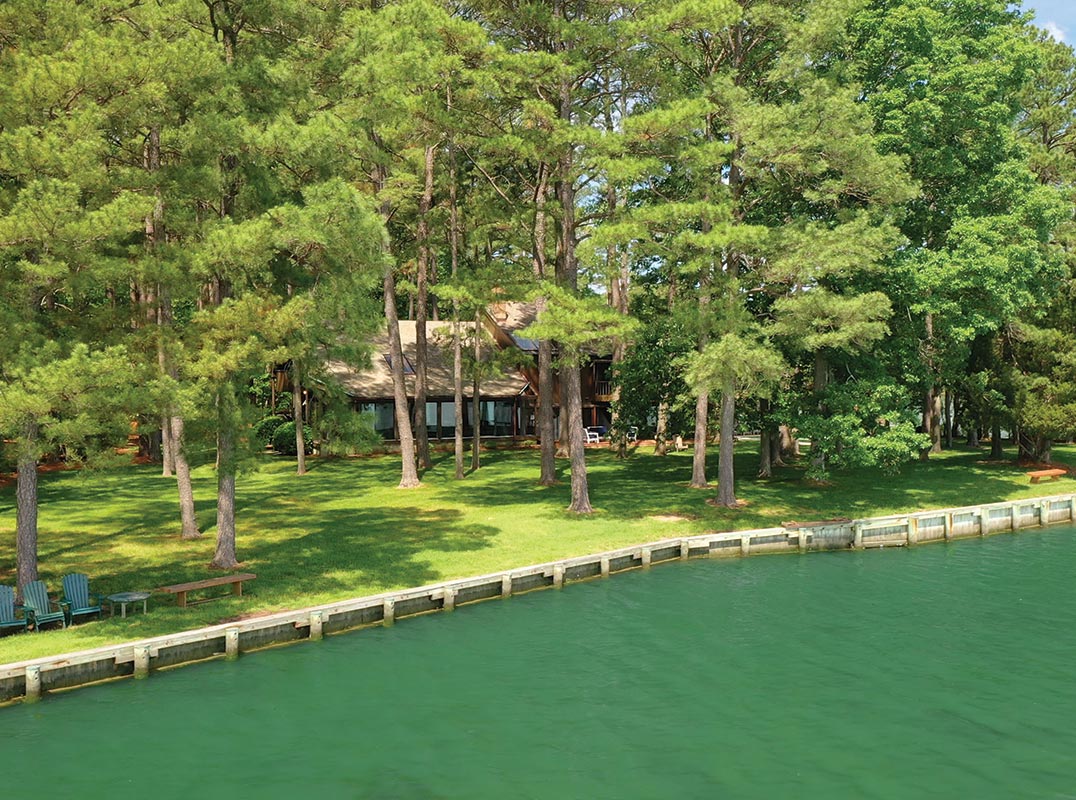 Waterfront Home Perfectly Sited on 4.52 Private Acres