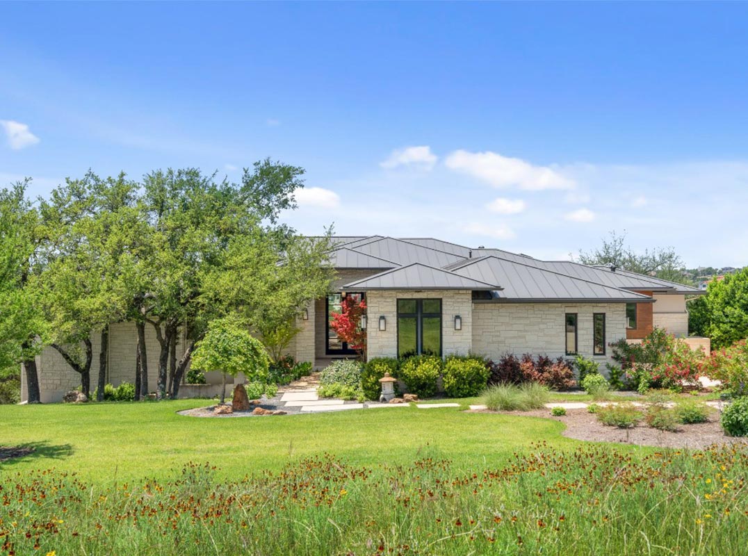 Modern Living Space With Expansive Hill Country Views