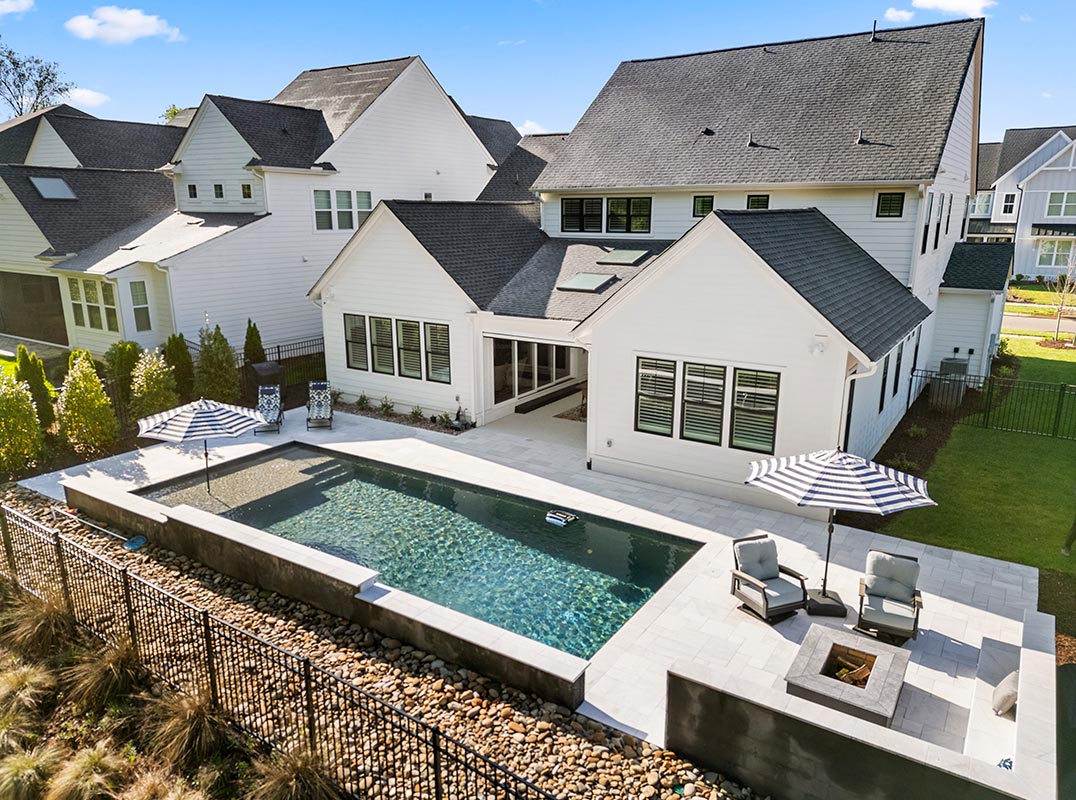 Modern Design with Beautiful Landscape and Saltwater Pool