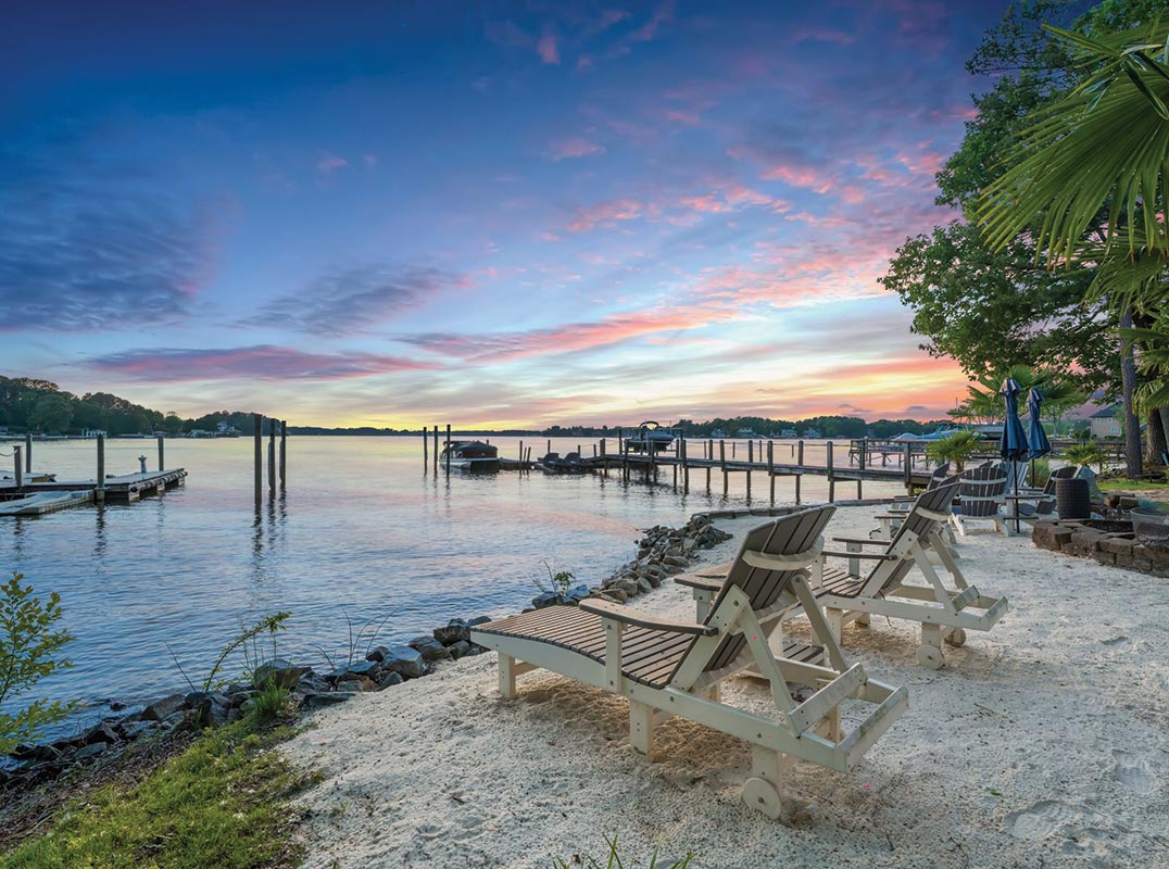 Flawless Waterfront Home With Main Channel Sunset Views