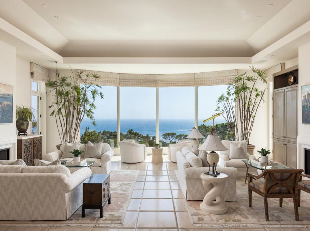 Expansive And Elegant Pebble Beach Estate with Sweeping Views 