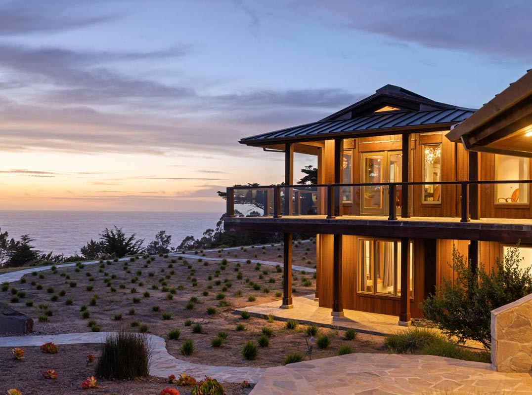 Modern Elegance Framed By Coastal Serenity. 