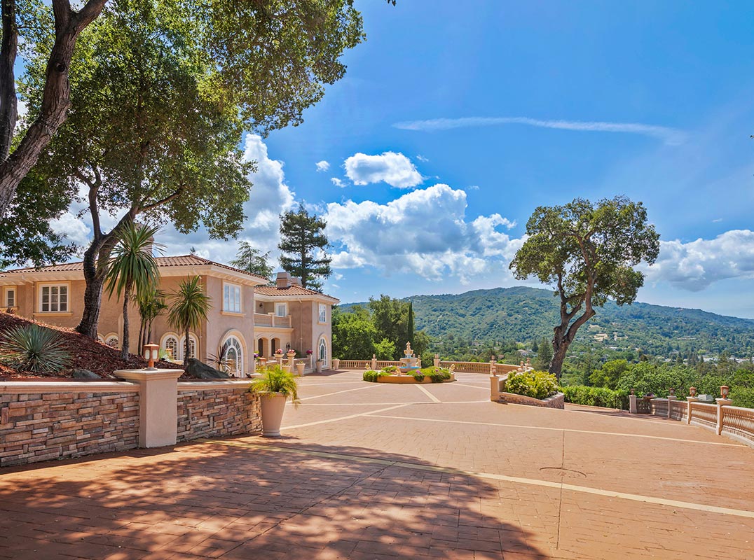 Mediterranean Estate With Sweeping Los Gatos Views