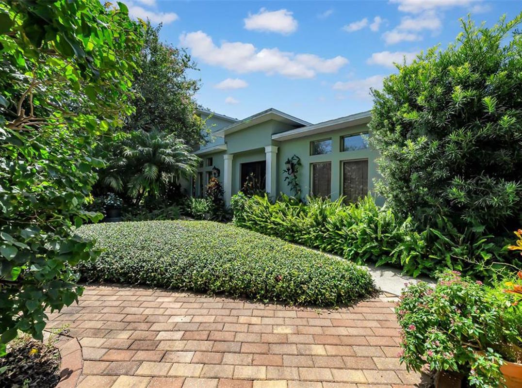Iconic Main Street In Safety Harbor Private Retreat Nestled On Corner Lot