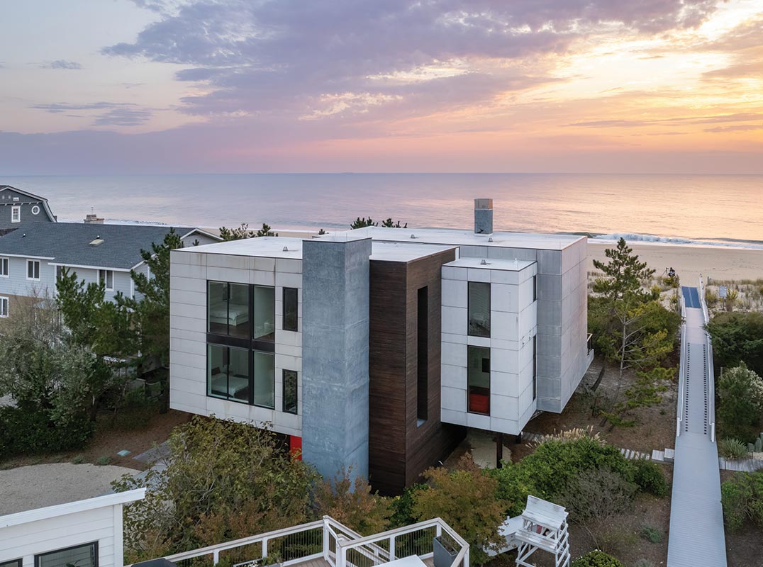 Modern Architectural Marvel Nestled Within Serene North Bethany Beach