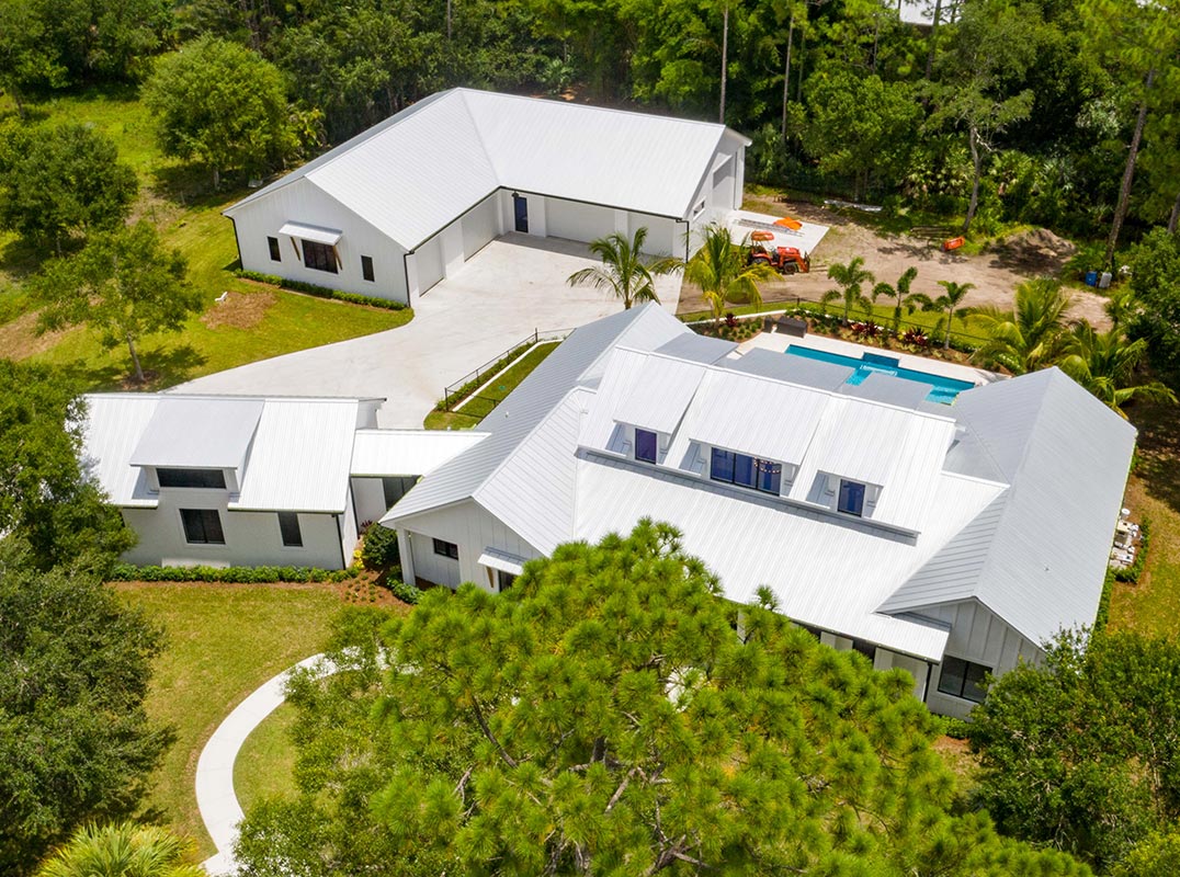 New Construction with 20-car Garage