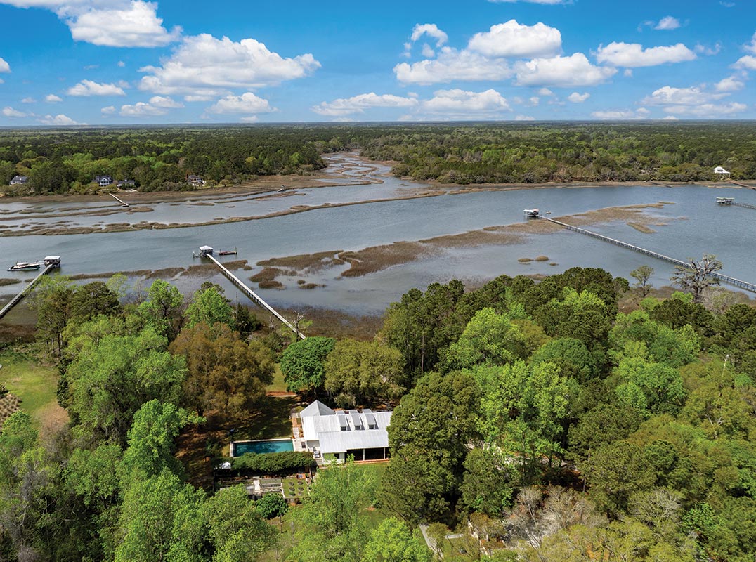 Exceptional Deep-water Estate with Private Dock on Bohicket Creek