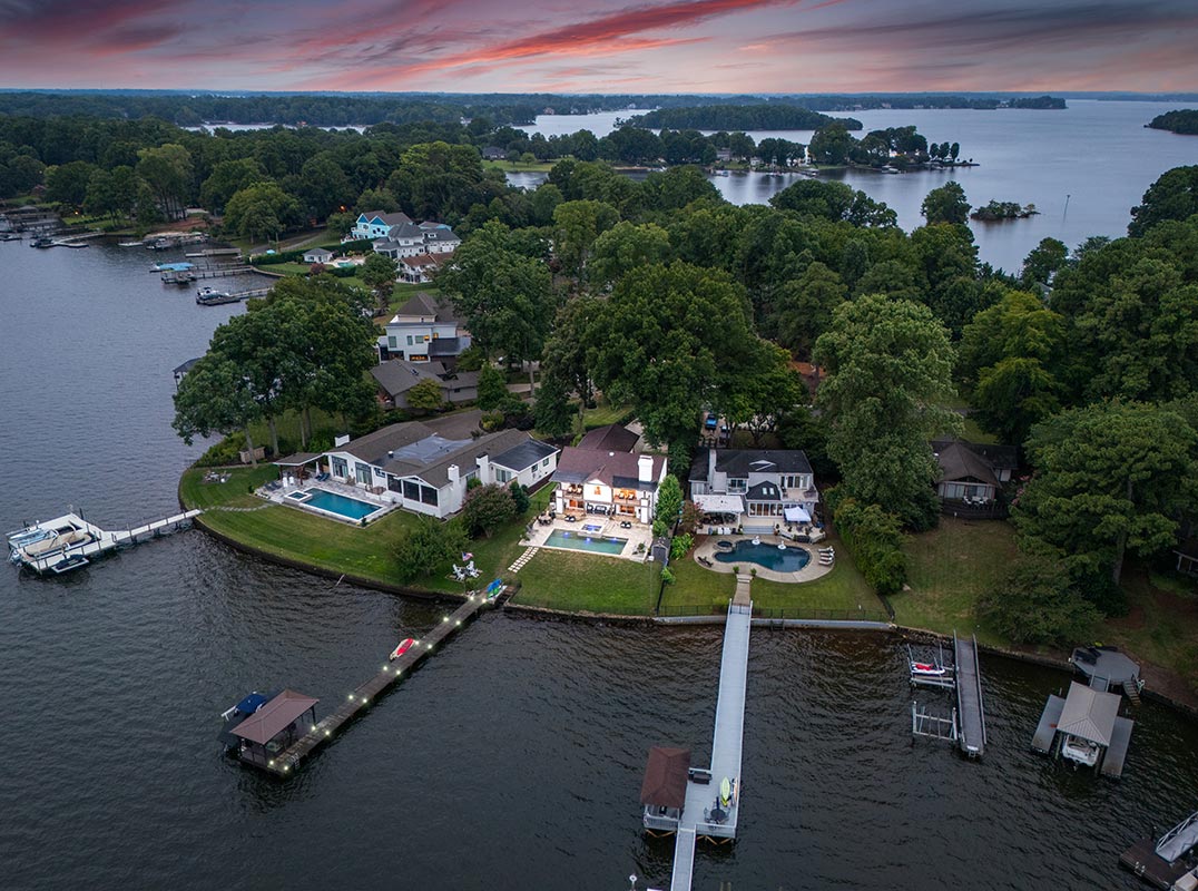 Home Perched on the Best Lots on Lake Norman