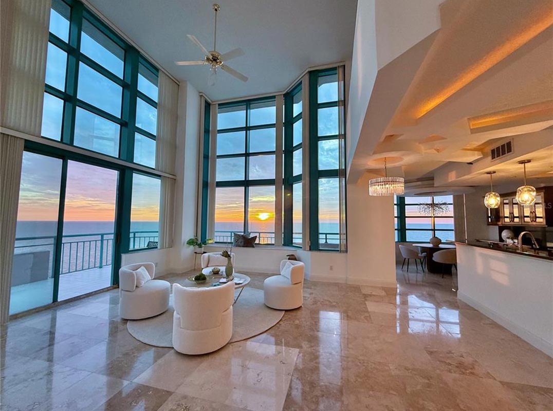 Penthouse One: The Ultimate Beachfront Escape --  A Rare Two-Story Gem On Prestigious Sand Key