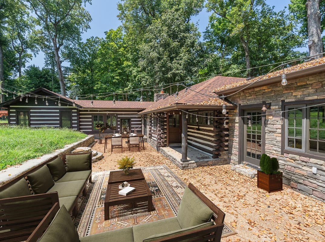 Restored 1935 Log Home On 3.59 Acres