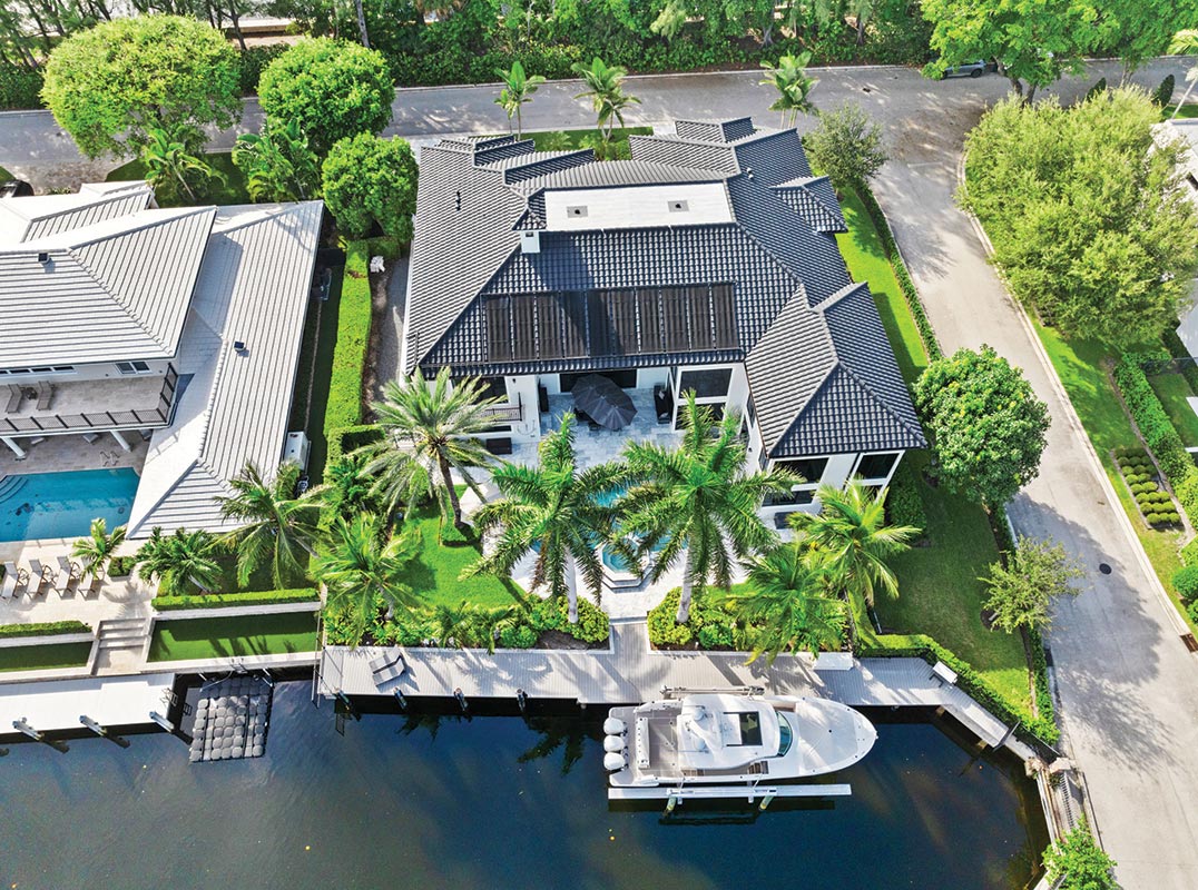 Private Corner Lot with 180 ft of Waterfront and Deep-Water Ocean Access
