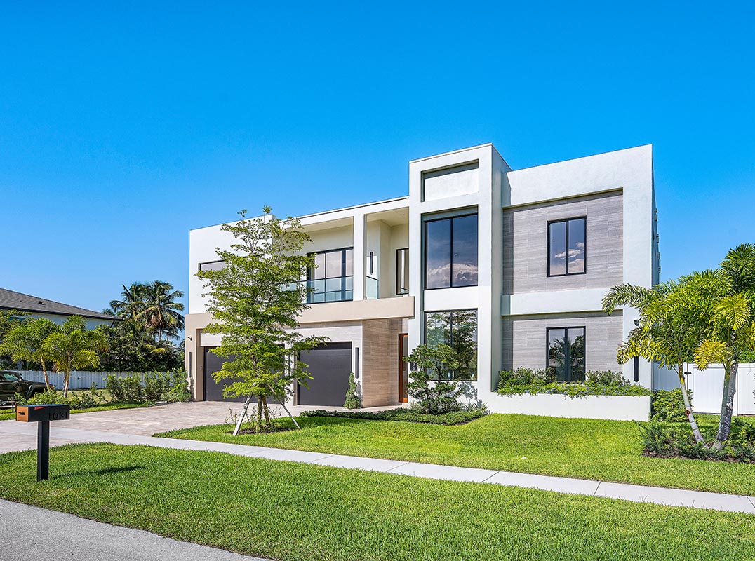 New Modern Home Constructrion in Boca Raton