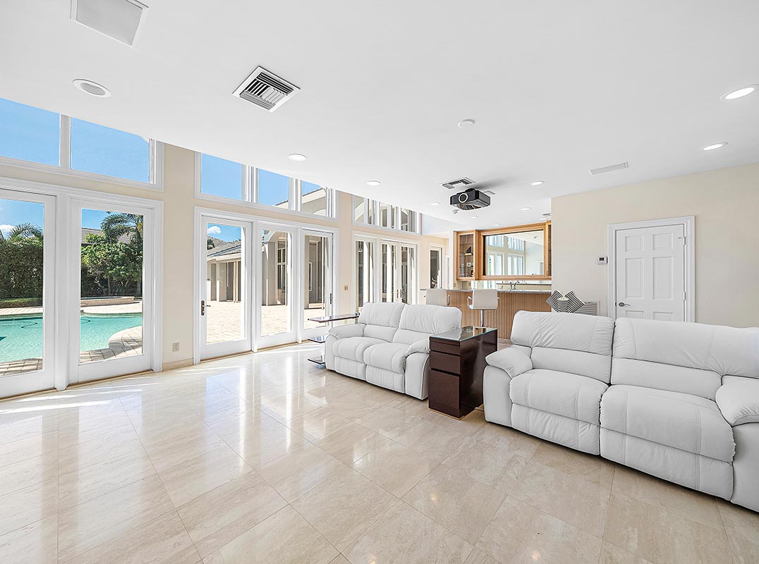 Navigable Waterway with Dock on Large Corner Lot