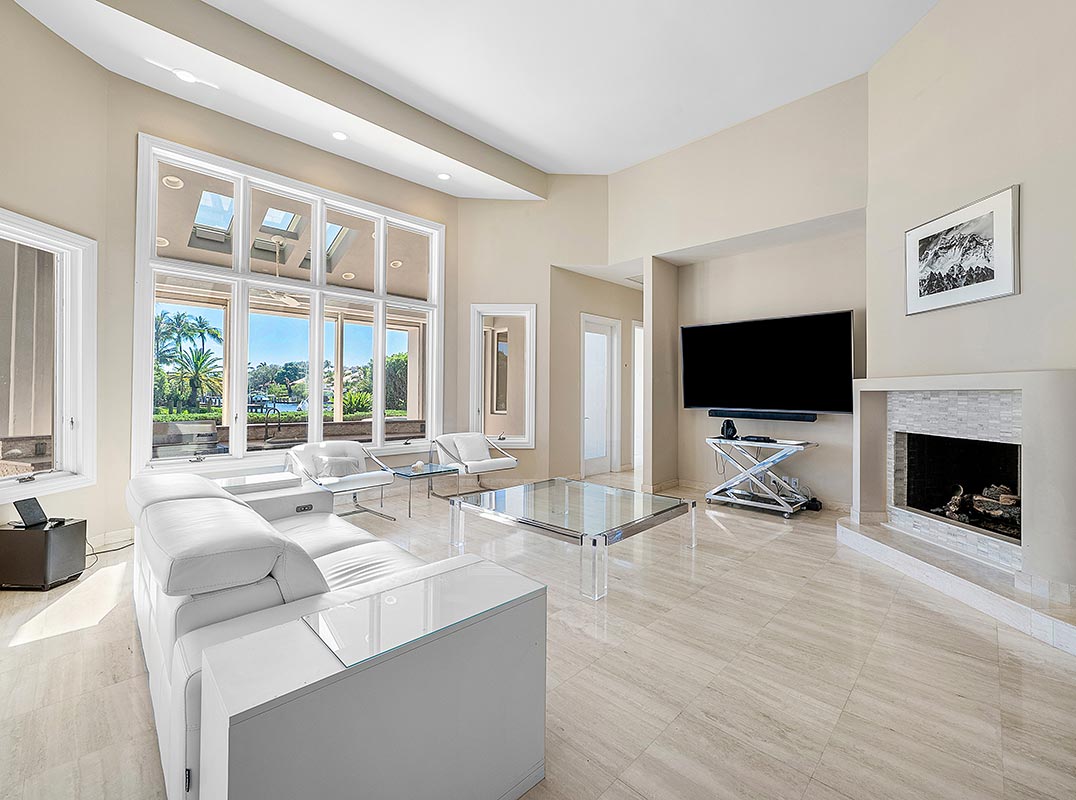 Navigable Waterway with Dock on Large Corner Lot