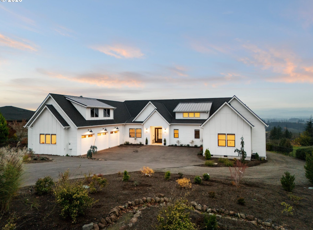 Walls of Windows Frame Panoramic Views of the Valley and Coastal Range.