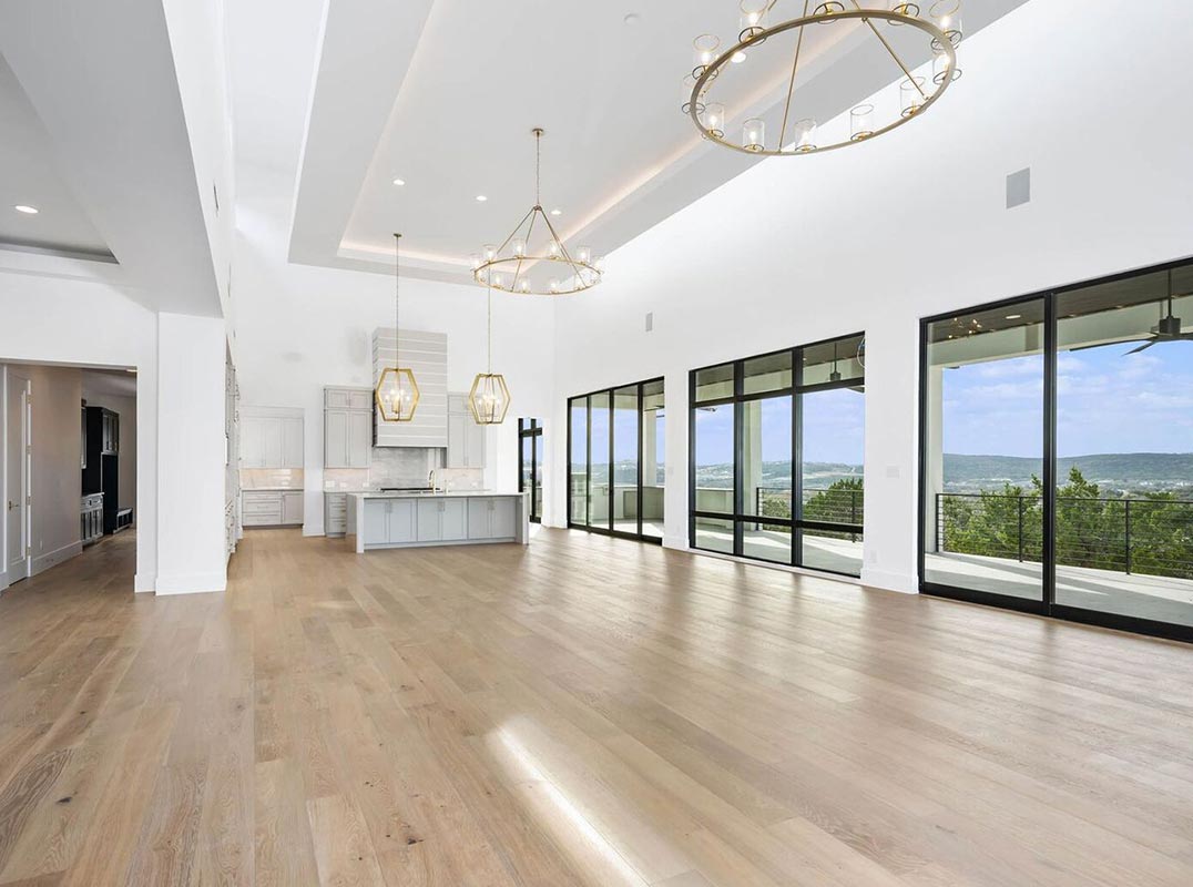 Transitional Hill Country Estate with Panoramic Views in The Dominion