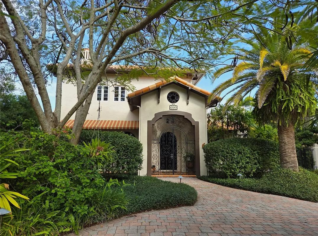 Blend of Elegance,Craftsmanship in this Classic Mediterranean estate