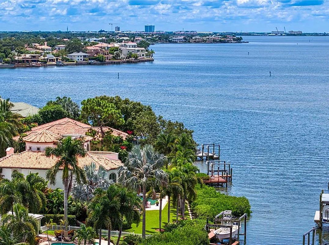 Custom Waterfront Home with Breathtaking Tampa Bay Views