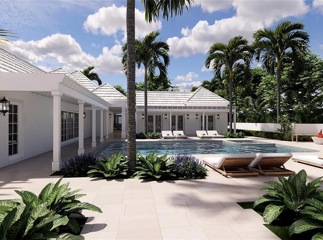 Newly Built Beachfront Jupiter Island Compound