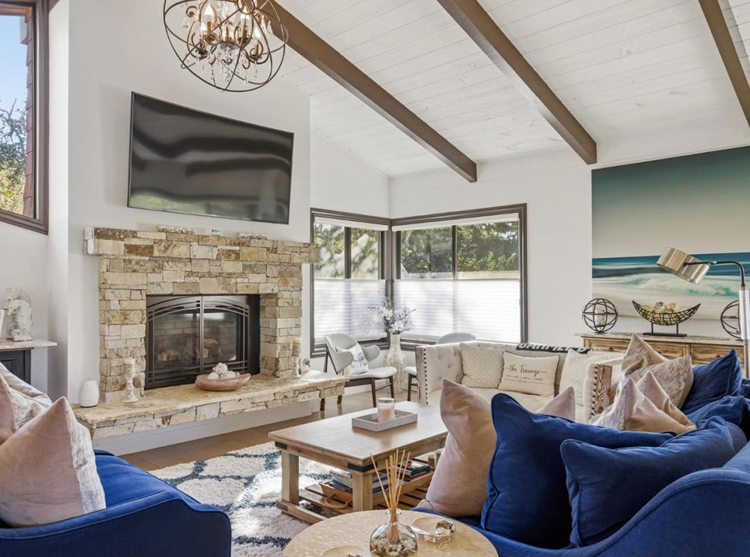 Light and Bright Carmel-bythe- Sea Home with a Versatile Floorplan Near Downtown