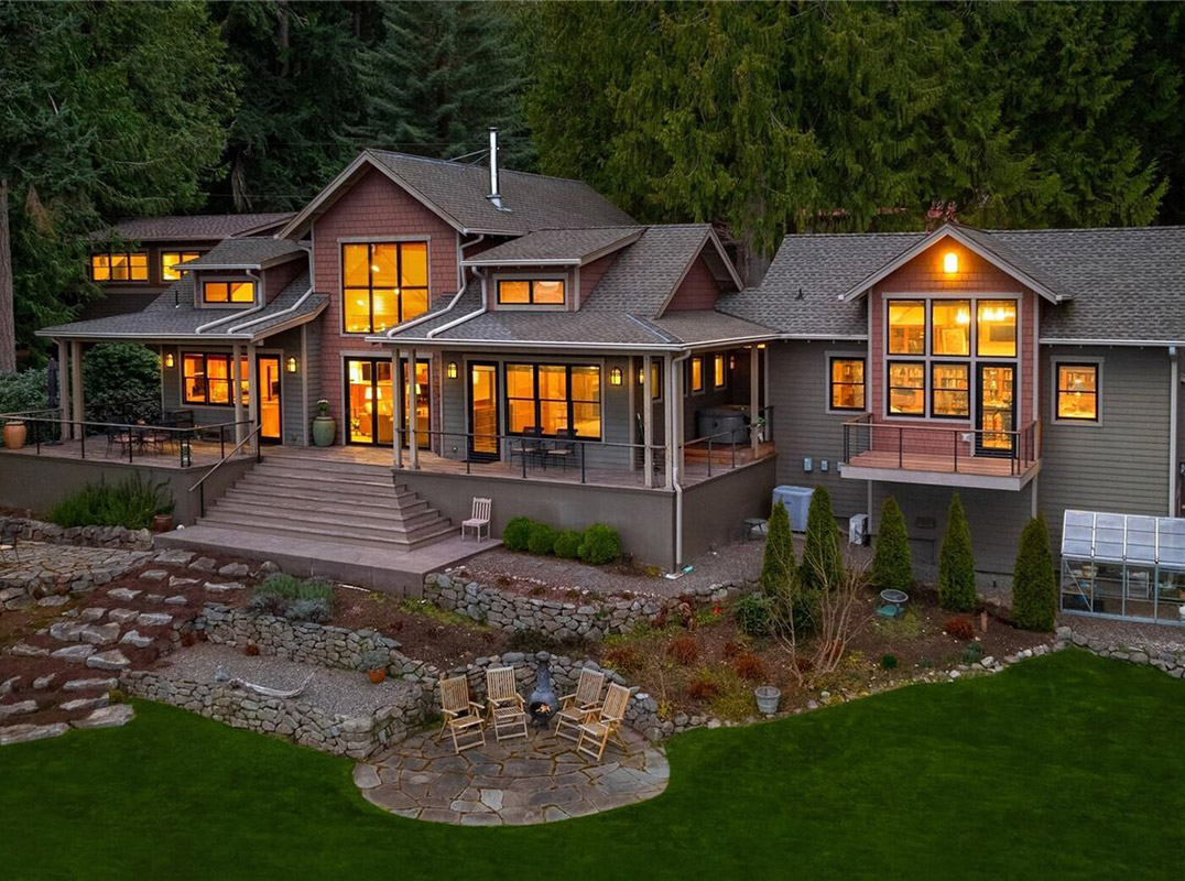 Rare Puget Sound Waterfront Residence