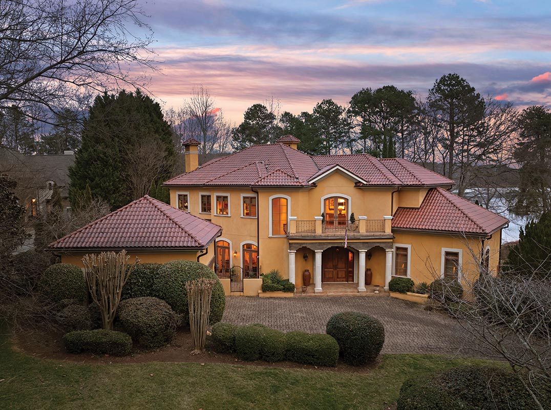European-inspired Waterfront Estate at The Point