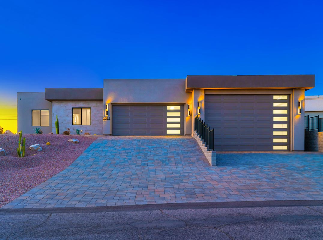 Lakeview Living, Elevated with an 81’ RV Garage