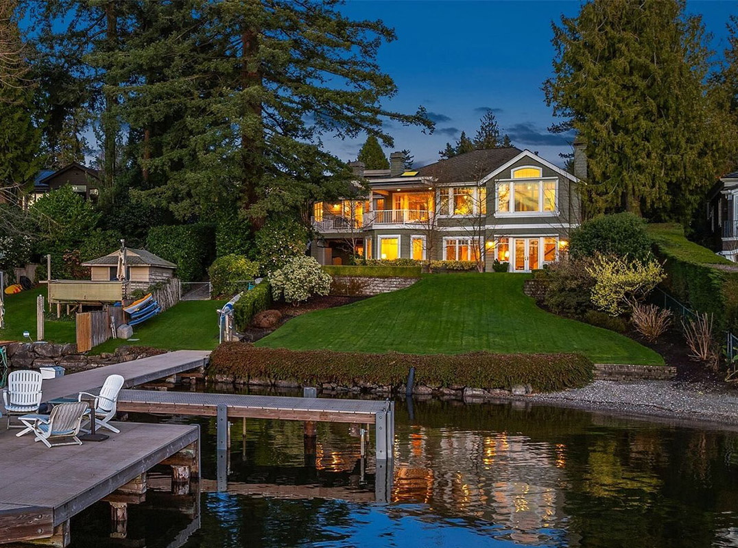 Coveted West-Facing Waterfront