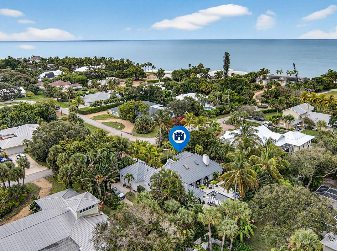 West Indies–Inspired Home Just Seps to PrivateBeach Access