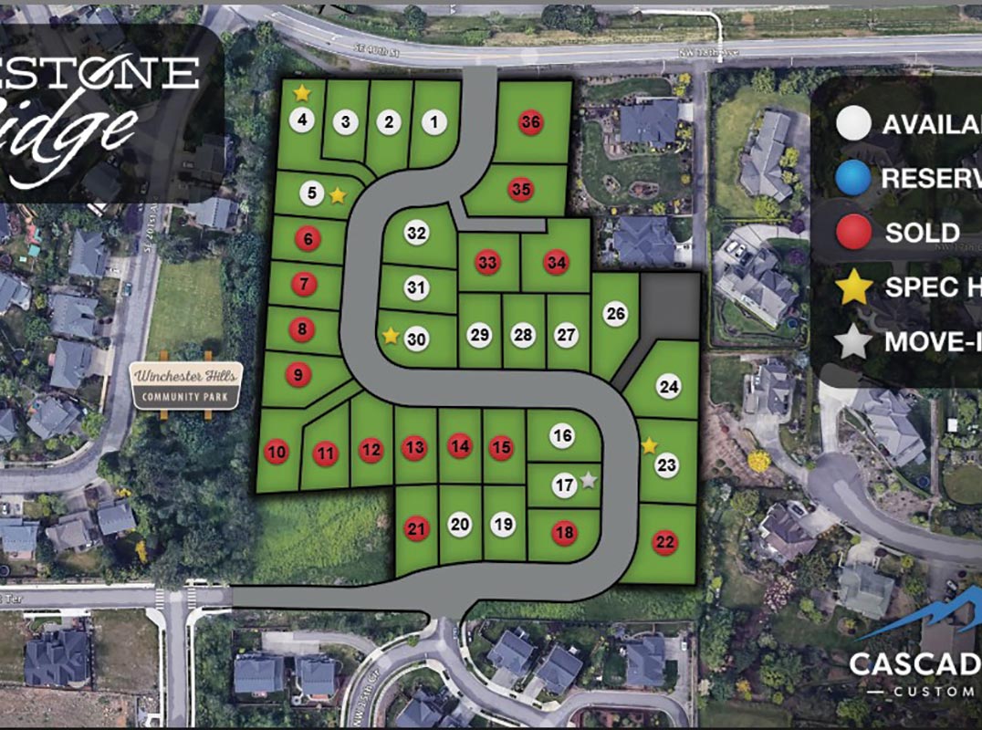 OTHER AVAILABLE LOTS! DESIGN YOUR DREAM HOME WITH CASCADE WEST DEVELOPMENT