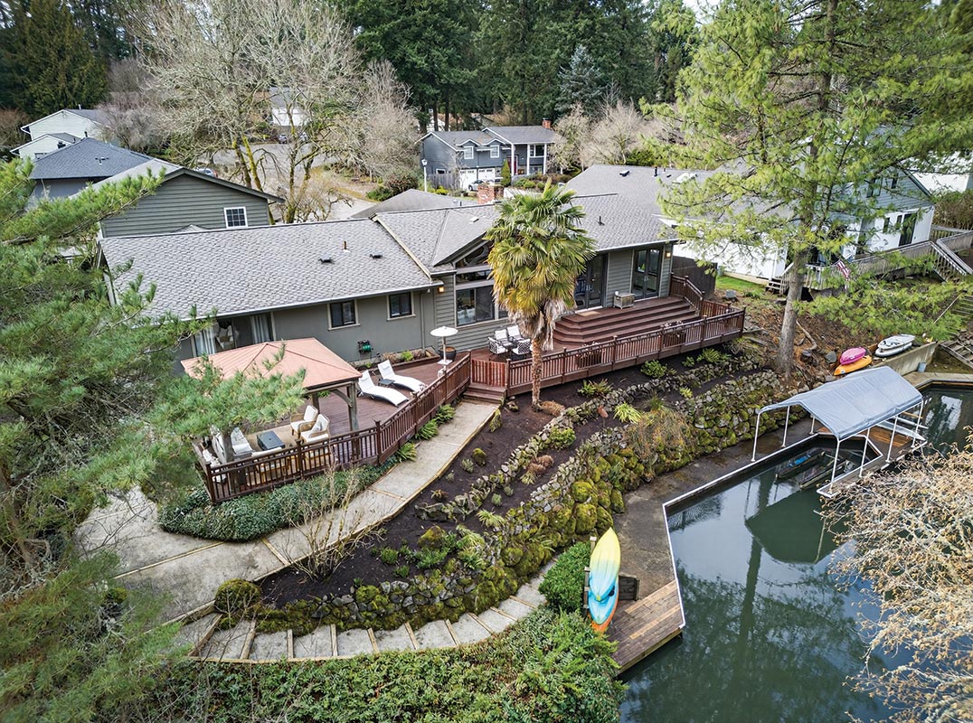 RARE SINGLE LEVEL LIVING ON OSWEGO LAKE