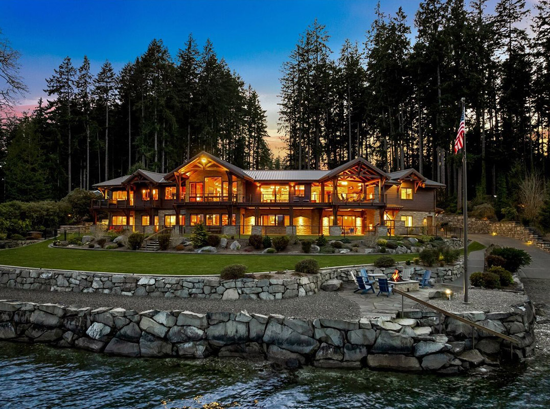 Timeless Timber-Frame Style Residence