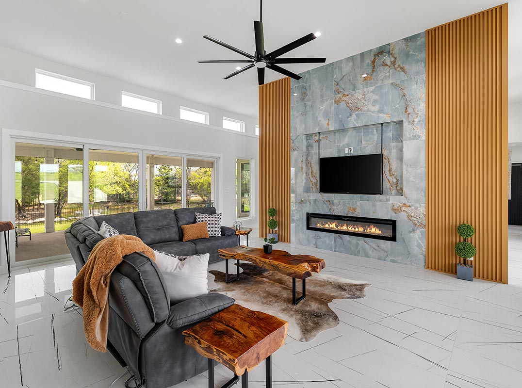 Custom Built Modern One-Story Home