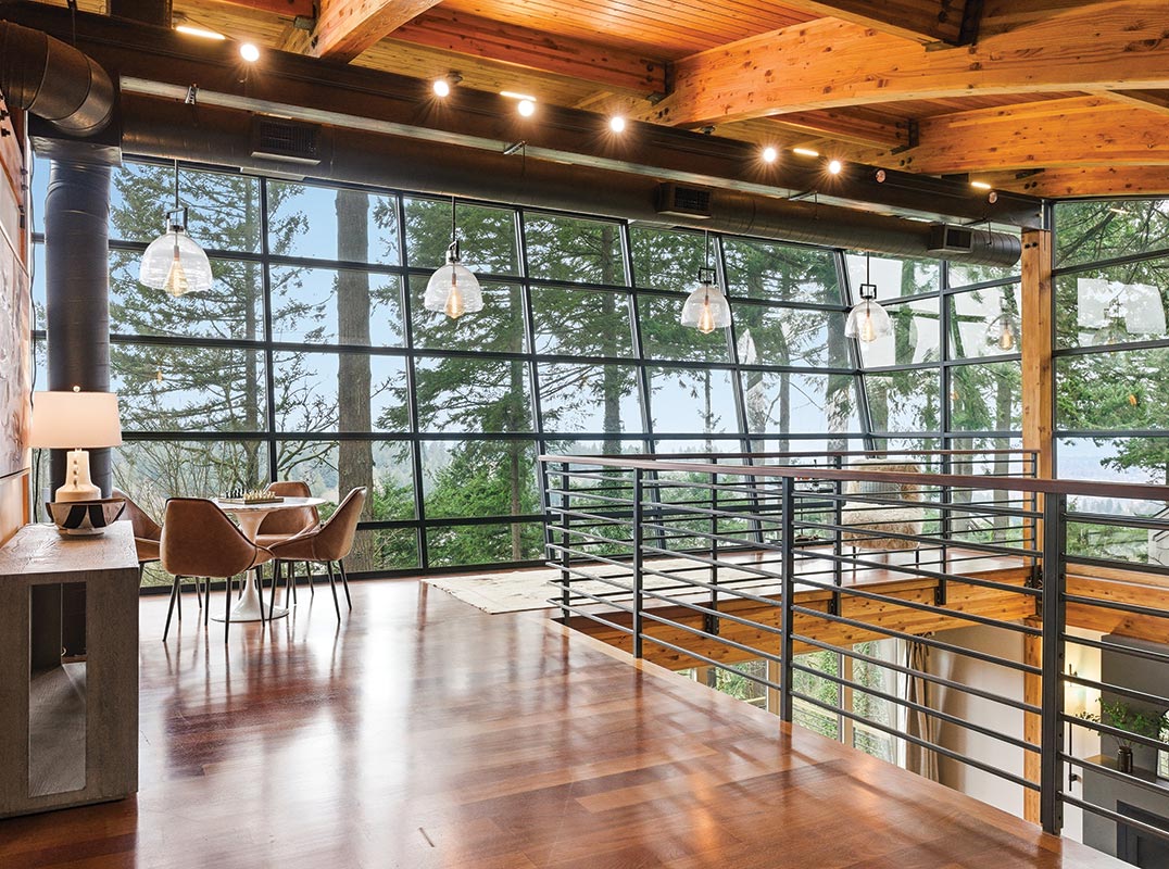 West Hills Architectural Marvel with City & Mountain Views