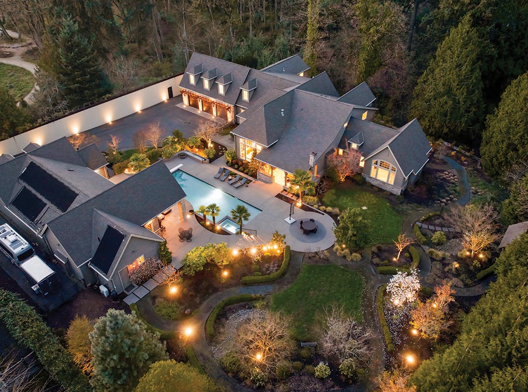 Lake Oswego’s Consummate 2-Acre Gated Estate