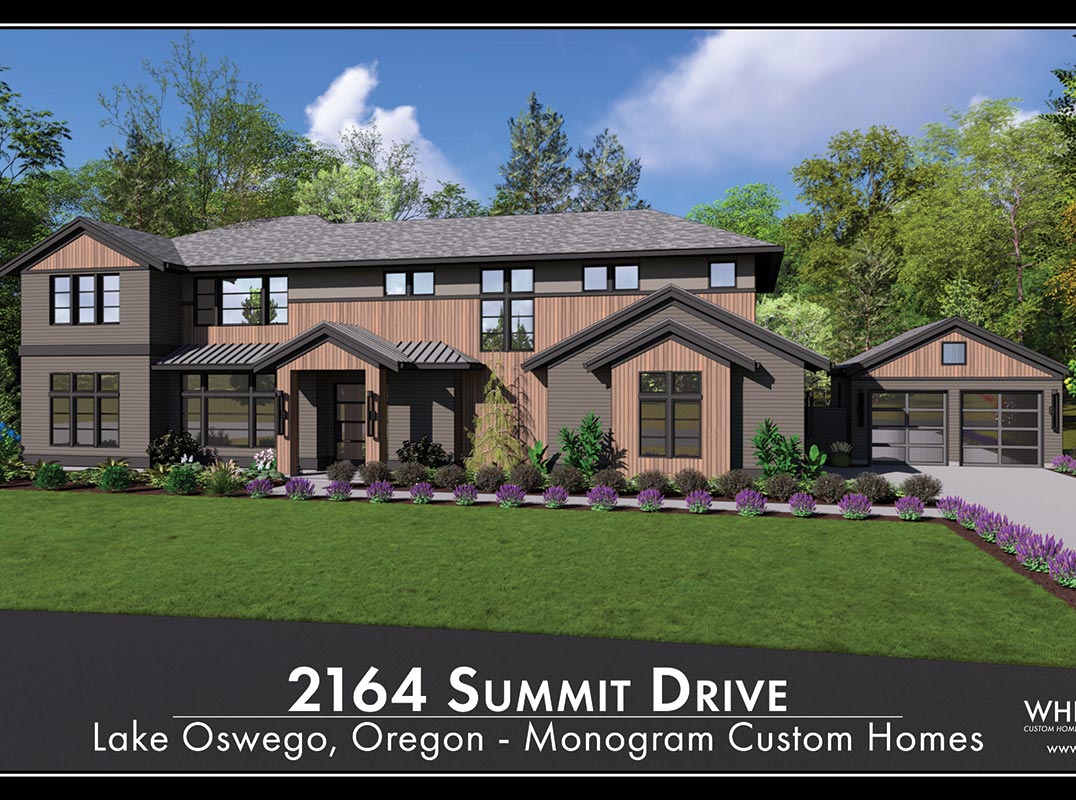 New Construction with Lake Views in Lake Oswego